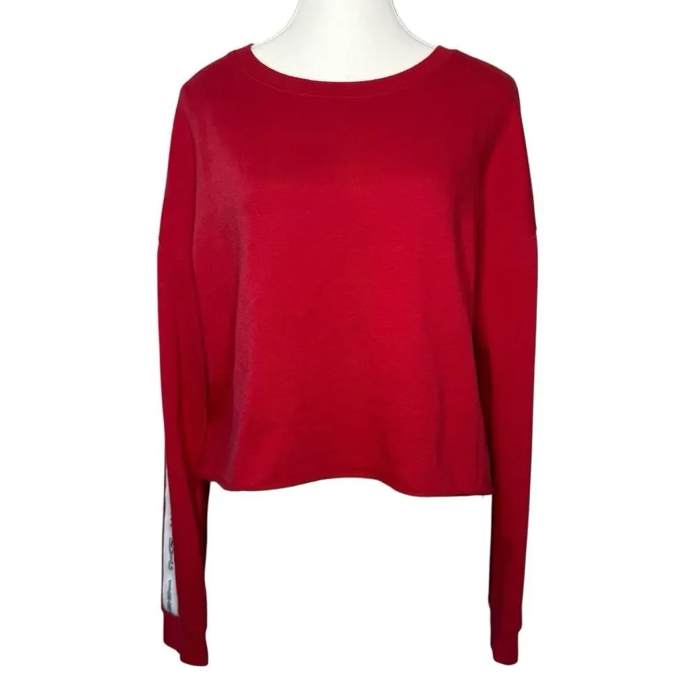 ▪️|EUC| FLIRTITUDE 1982 NYC Logo Pullover Crop Sweatshirt